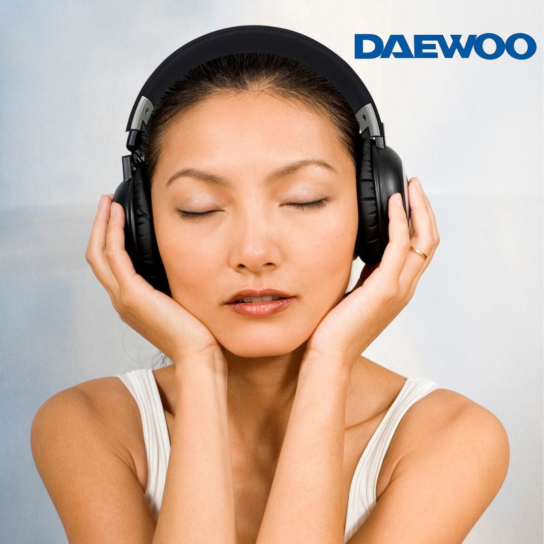 Audífonos Inalámbricos Bluetooth Daewoo Argon Manos Libres Negro BTH20 - DW - Selectsound.com.mx