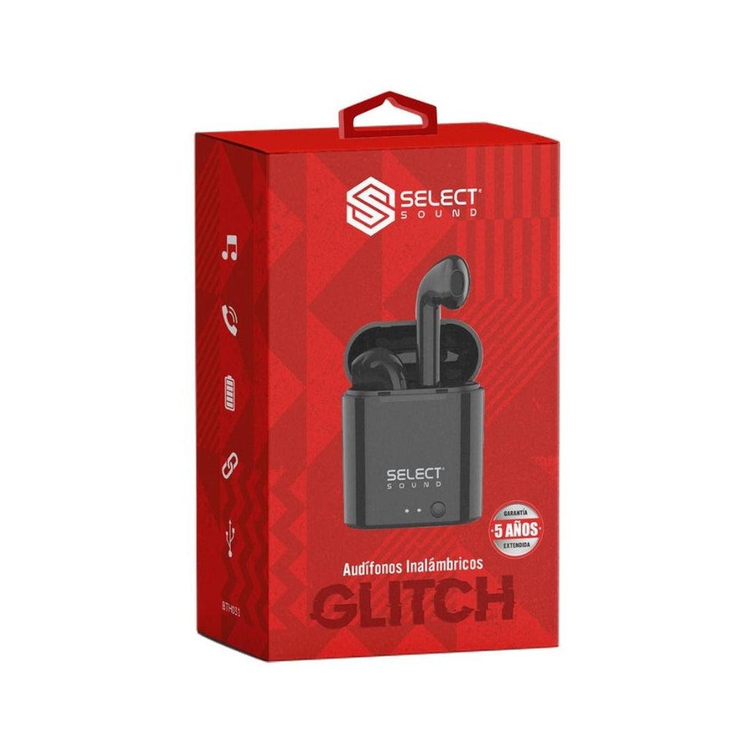 Audífonos Inalámbricos Bluetooth Glitch Tws Select Sound BTH031 - Selectsound.com.mx