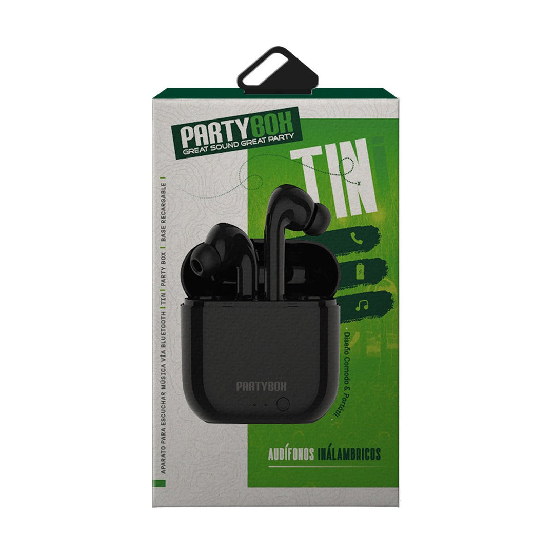 Audífonos TIN Inalámbricos Bluetooth Party Box PB - BT032 - Selectsound.com.mx