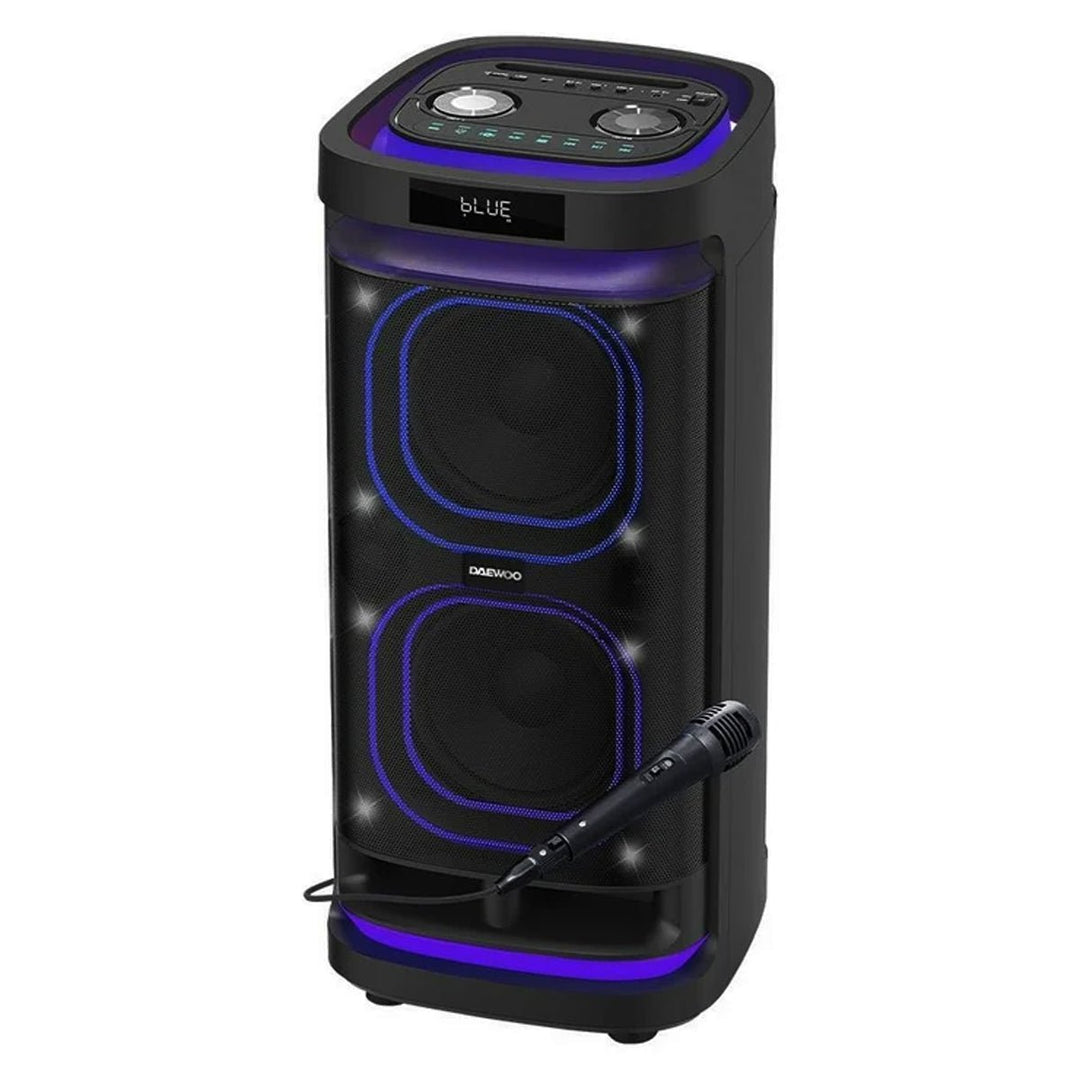 Bafle 2x8" Daewoo Dw - Thunder Recargable Bluetooth Negro DW2028 Tws - Selectsound.com.mx