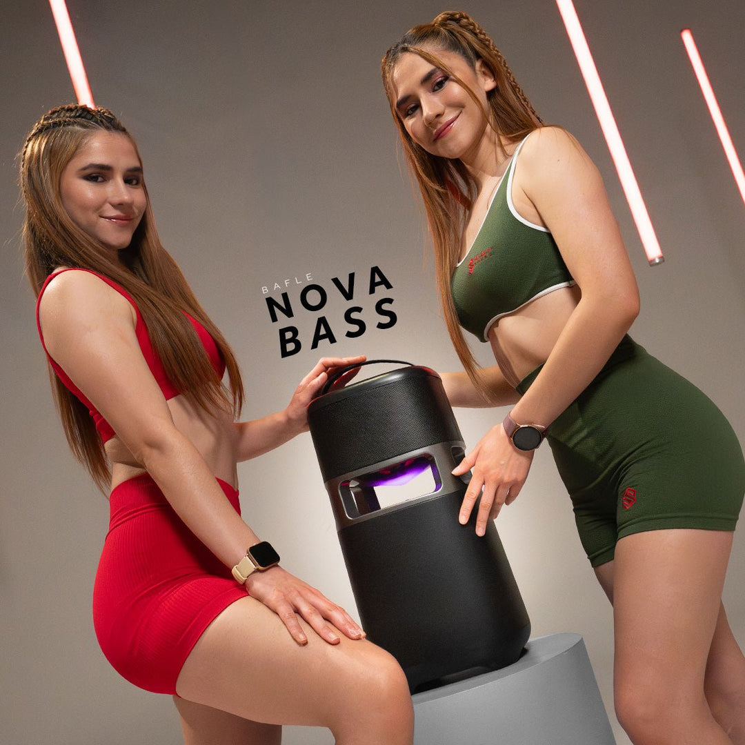 Bafle Bluetooth Nova Bass BT2002 — 80W RMS, Deep Bass, TWS y Luces LED | Parlante Portátil Inalámbrico - Selectsound.com.mx
