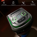 Cargue la imagen en el visor de la galería, ⭐ Bafle Recargable Bluetooth BT2212 Megastorm 2x12" 80W RMS Sonido Potente y Luces LED RGB - Selectsound.com.mx