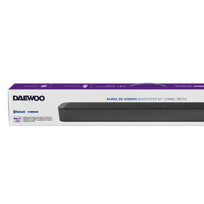 Barra De Sonido Daewoo Bluetooth 32" Compatible Con Roku Dw - 3292RK Touch 25w Rms - Selectsound.com.mx