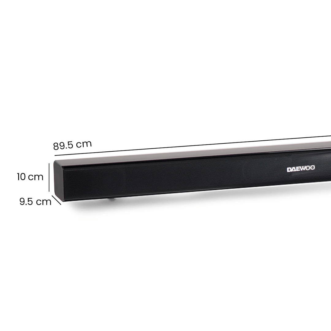 Barra de Sonido Daewoo DW3290 Conexión Inalámbrica Bluetooth 5.0&nbsp; HDMI (ARC)&nbsp; AUX 3.5mm 20W RMS - Selectsound.com.mx