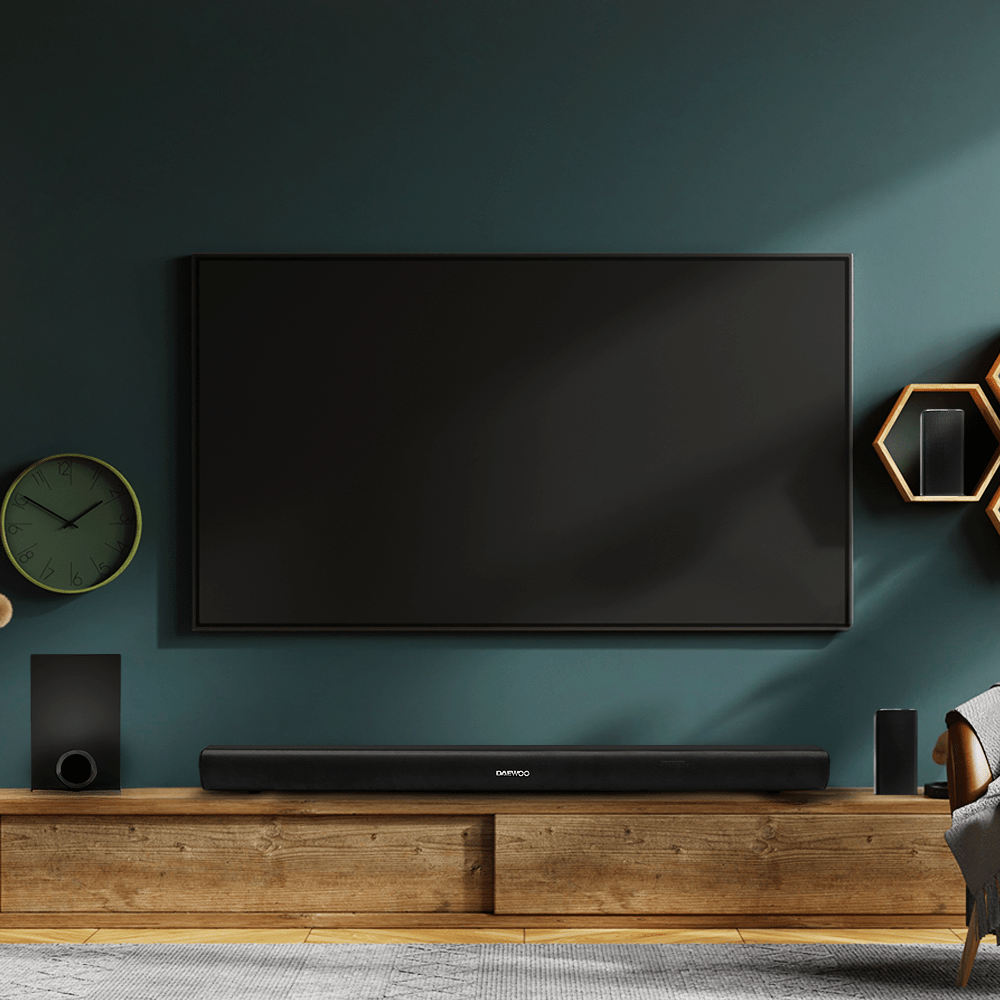 Barra De Sonido Teatro En Casa Con Subwoofer Daewoo Modelo Ultimate 5.1 Dw3283s - Selectsound.com.mx