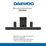 Cargue la imagen en el visor de la galería, Barra De Sonido Teatro En Casa Con Subwoofer Daewoo Ultimate 5.1 - Selectsound.com.mx
