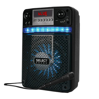 Bocina Bafle Recargable 6.5" Thunder Tws Subwoofer Radio Fm Bt1808 Led Usb - Selectsound.com.mx
