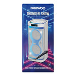 Cargue la imagen en el visor de la galería, Bocina Bafle Recargable Bluetooth Daewoo 2x8&quot; Modelo Thunder Snow Tws Radio Fm 50w Dw2028w - Selectsound.com.mx
