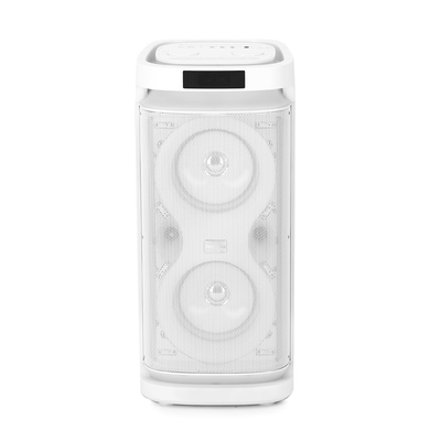 Bocina Bafle Recargable Bluetooth Daewoo 2x8" Modelo Thunder Snow Tws Radio Fm 50w Rms Dw2028w - Selectsound.com.mx
