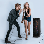 Cargue la imagen en el visor de la galería, Bocina Bafle Select Sound BT2028 Flex Bluetooth 2x8&quot; Subwoofer Radio Fm Tws - Selectsound.com.mx
