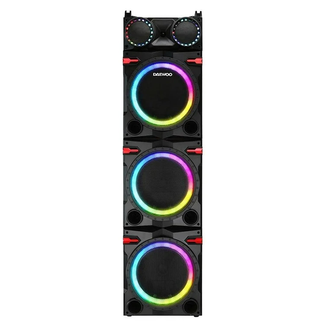 Bocina Bafle Torre De Sonido Daewoo Bluetooth 3X10" High Power Tws 100w - Selectsound.com.mx