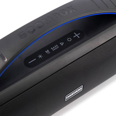 Bocina Bluetooth 3x2 Pulgadas Con Subwoofer Daewoo Tws Radio Fm Beatbox Dw-222 - Selectsound.com.mx