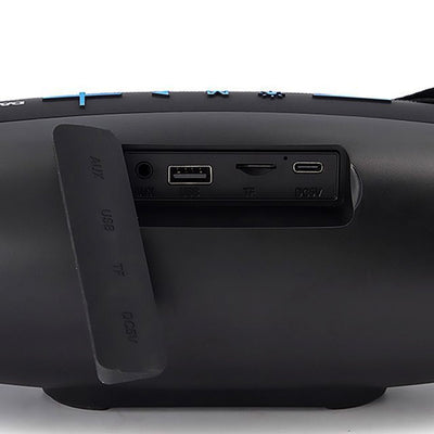 Bocina Bluetooth Con Subwoofer Daewoo Luz Led Radio Fm Usb Radio Fm Booster - Selectsound.com.mx