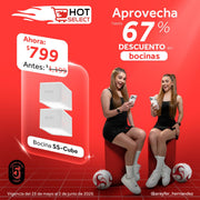 Bocina Bluetooth Inalámbrica Magnética Apilable SS - Cube Pack 2 Piezas BT340 - Selectsound.com.mx