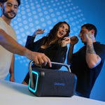 Cargue la imagen en el visor de la galería, Bocina Daewoo Boom Box 120 Bluetooth 5.4 TWS IPX5 Con Ecualizador y Luces Multicolor - Selectsound.com.mx