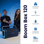 Cargue la imagen en el visor de la galería, Bocina Daewoo Boom Box 120 Bluetooth 5.4 TWS IPX5 Con Ecualizador y Luces Multicolor - Selectsound.com.mx