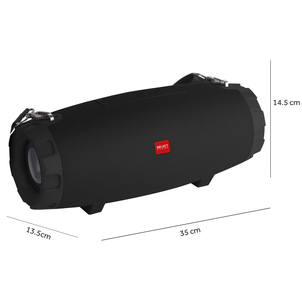 Bocina Inalámbrica Bluetooth Recargable Modelo Bullet - X2 Tws Radio Fm BT223 - Selectsound.com.mx