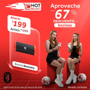 Bocina Inalámbrica Portátil Bluetooth Modelo Bazooka BT228 Radio Fm Tws - Selectsound.com.mx