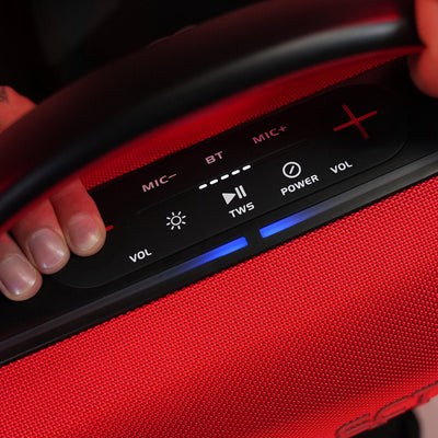 Bocina Select Sound Boom Pro BT1001 60W RMS Bluetooth 5.3 TWS Recargable LED - Selectsound.com.mx