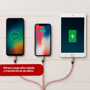 Cable Cargador Usb 4 en 1 Usb Tipo C Micro Usb Ligthning Select Power - Selectsound.com.mx