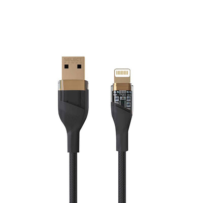 Cable Cargador Usb A Ligthning Select power Indicador Led 1.2mts Modelo ICR - SPA - Selectsound.com.mx