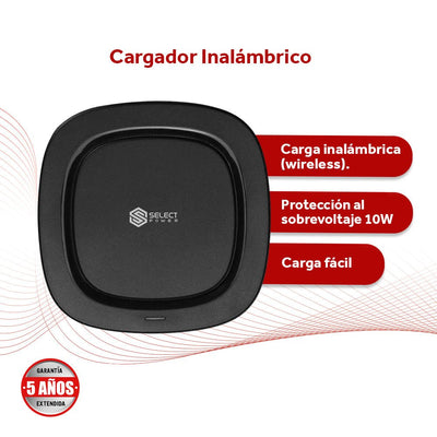 Cargador Inalámbrico Select Power Modelo W1 - SPN - Selectsound.com.mx