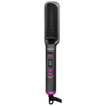 Cargue la imagen en el visor de la galería, Cepillo Alaciador Daewoo Glam‑Flow DW - PA Cepillo Alisador Térmico de Cerámica Anti Frizz, Temperatura Ajustable 80 °C – 220 °C - Selectsound.com.mx
