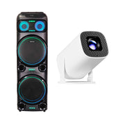 Combo Bafle Recargable Bluetooth DW2016 Daewoo DW MEGA BLAST y Proyector Portátil PROJ - SP Wifi Bluetooth Resolución HD KIT - MUN15 - Selectsound.com.mx