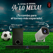 Combo Barra de Sonido Bluetooth DW3280S Subwoofer y Proyector Portátil PROJ - SP - Selectsound.com.mx