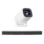 Cargue la imagen en el visor de la galería, Combo Barra De Sonido Sound Bean DW3292 Bluetooth Touch y Proyector Portátil PROJ - SP Wifi Bluetooth Resolución HD - Selectsound.com.mx