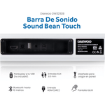 Cargue la imagen en el visor de la galería, Combo Barra De Sonido Sound Bean DW3292 Bluetooth Touch y Proyector Portátil PROJ - SP Wifi Bluetooth Resolución HD - Selectsound.com.mx