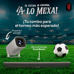 Cargue la imagen en el visor de la galería, Combo Barra De Sonido Sound Bean DW3292 Bluetooth Touch y Proyector Portátil PROJ - SP Wifi Bluetooth Resolución HD - Selectsound.com.mx