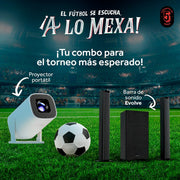Combo Barra de Sonido Space BT3283 Bluetooth Subwoofer y Proyector Portátil PROJ - SP Wifi Resolución HD - Selectsound.com.mx