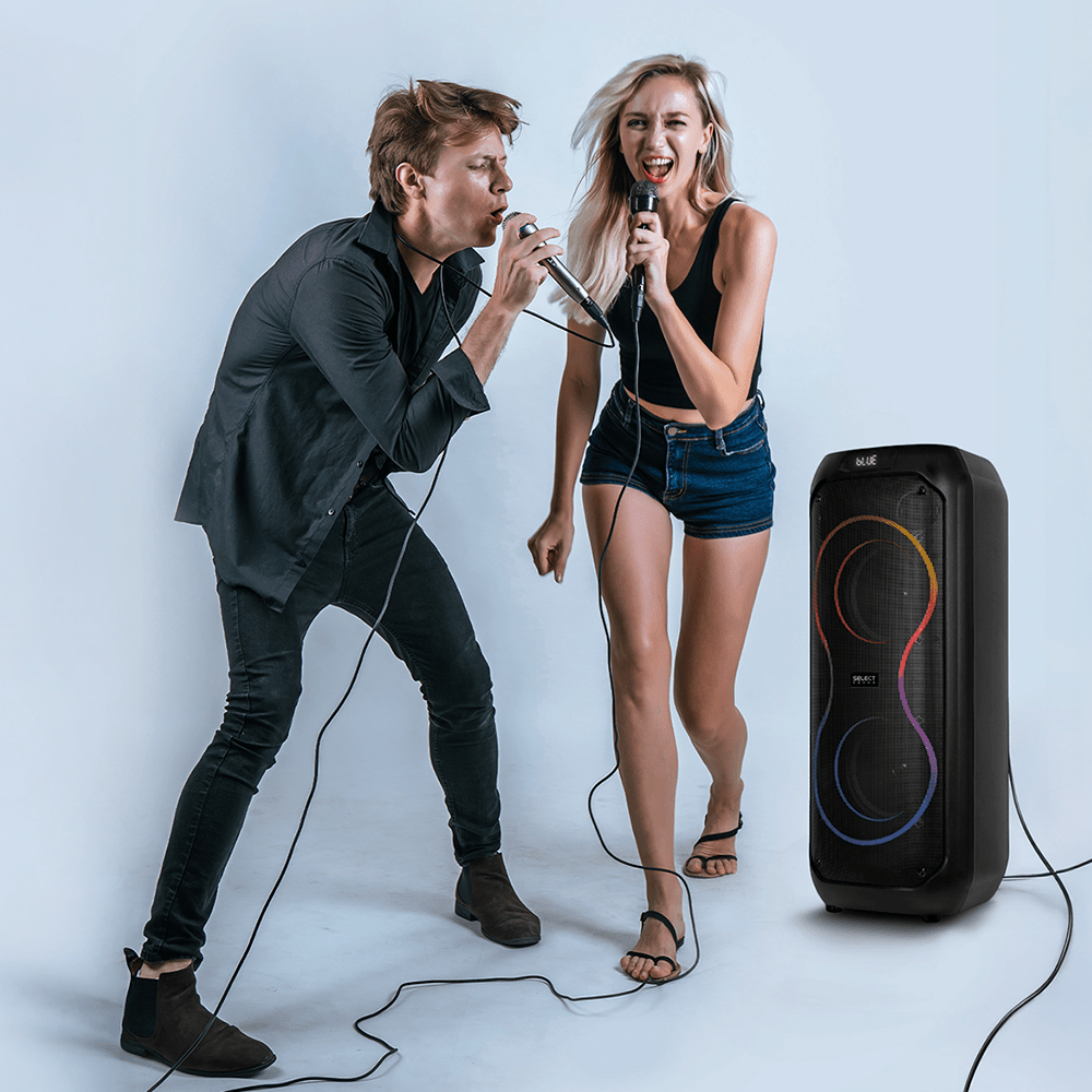 Combo Bocina Bafle Select Sound BT2028 Flex Bluetooth y Proyector Portátil PROJ - SP Wifi Bluetooth Resolución HD - Selectsound.com.mx