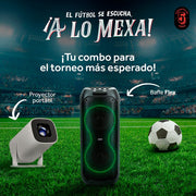 Combo Bocina Bafle Select Sound BT2028 Flex Bluetooth y Proyector Portátil PROJ - SP Wifi Bluetooth Resolución HD - Selectsound.com.mx