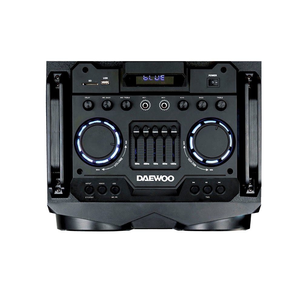 Combo Bocina Bafle Torre De Sonido Daewoo Bluetooth 3X10" High Power DW2020 Y Proyector Portátil PROJ - SP Wifi Bluetooth Resolución HD KIT - MUN12 - Selectsound.com.mx
