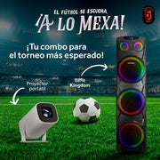 Combo Bocina Bafle Torre De Sonido Kingdom Daewoo DW2022 y Proyector Portátil PROJ - SP Wifi Bluetooth Resolución HD KIT - MUN13 - Selectsound.com.mx