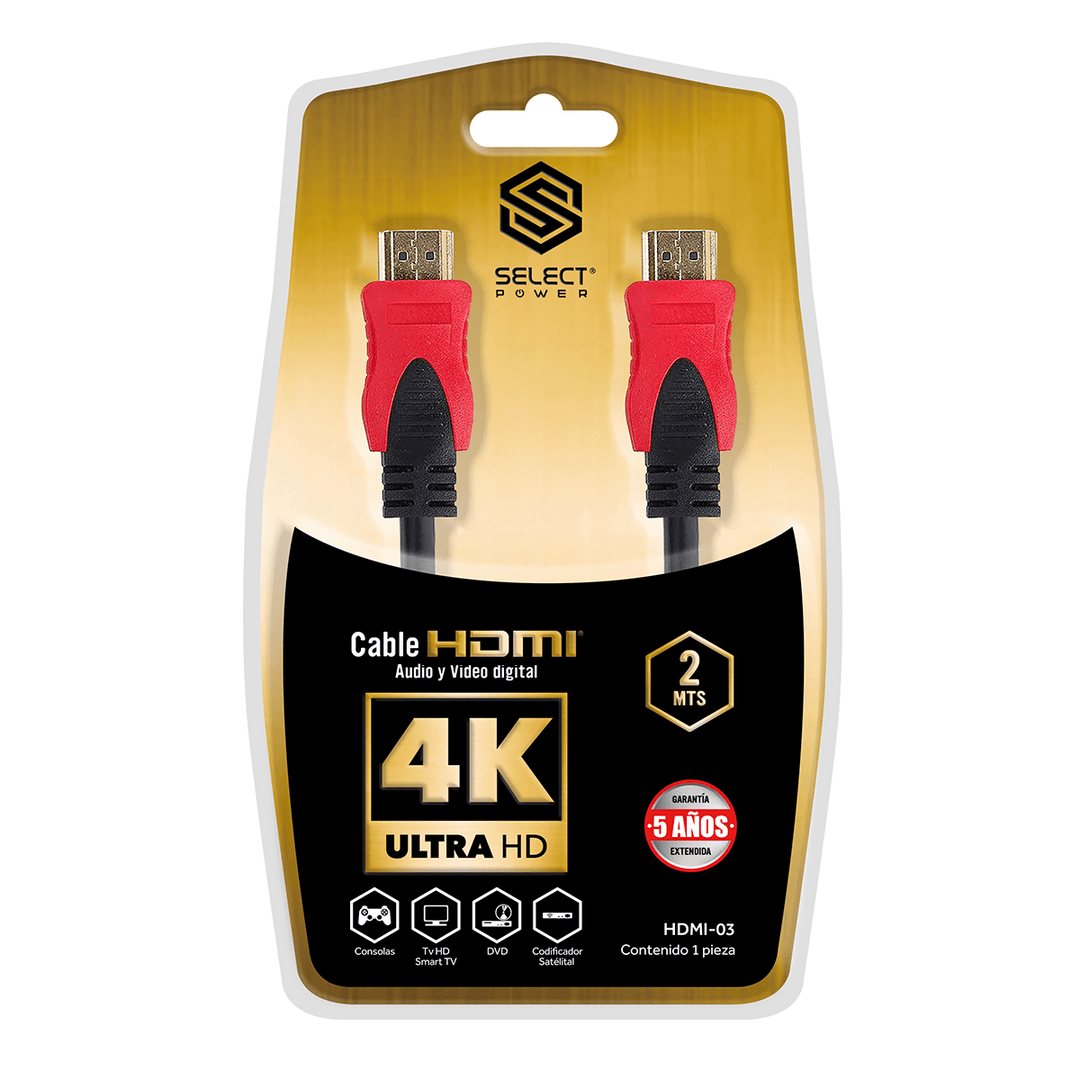 Combo para Videollamadas Select Sound Webcam HD Cam - sp + Adaptador USB - C a HDMI ADAPC - SP + Cable HDMI 4K HDMI - 03 - Selectsound.com.mx