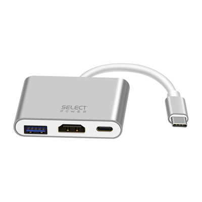 Combo para Videollamadas Select Sound Webcam HD Cam - sp + Adaptador USB - C a HDMI ADAPC - SP + Cable HDMI 4K HDMI - 03 - Selectsound.com.mx