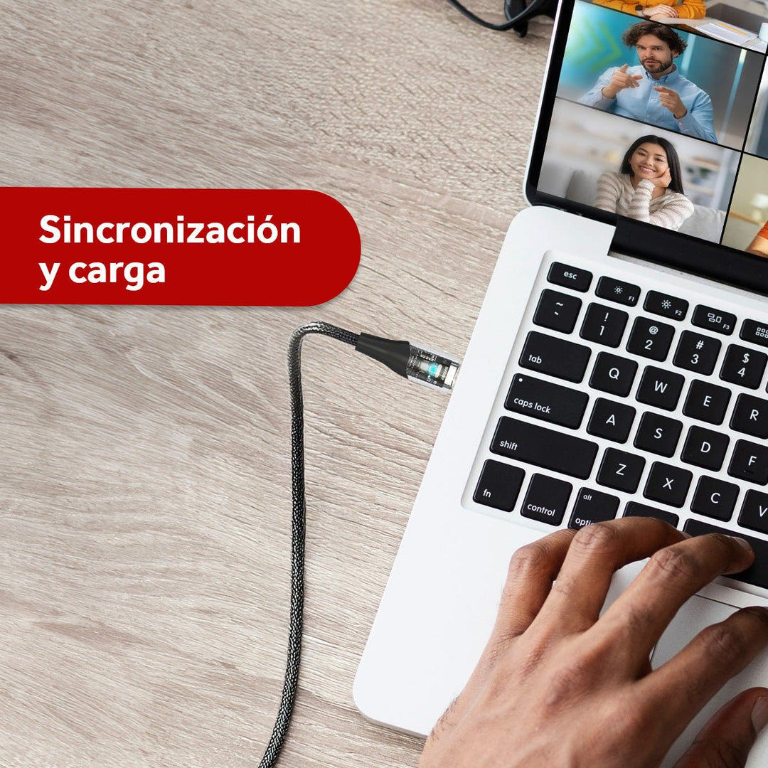 Combo Select Sound Audífonos Inalámbricos BTH022B Bluetooth TWS "Dots" + Cable USB‑C a USB‑C CC - CSPN con LED de 1.2 m - Selectsound.com.mx