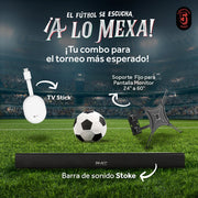 Combo Tv Stick STICK - SP Streaming Control de Voz 4k Ultra HD Soporte De Pared Articulado SOP - 04 Para Pantalla - Monitor 24