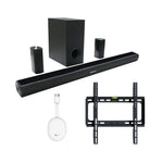 Cargue la imagen en el visor de la galería, Combo Tv Stick STICK - SP Streaming Control de Voz 4k Ultra HD Soporte De Pared SOP - 03 Fijo Para Pantalla - Monitor 24" A 60" Barra De Sonido Teatro En Casa Con Subwoofer Daewoo Ultimate Bluetooth 5.1 DW3283S KIT - MUN27 - Selectsound.com.mx