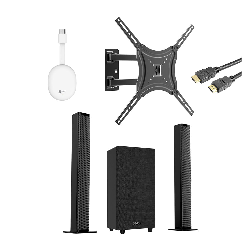 Combo Tv Stick STICK - SP Streaming Control de Voz 4k Ultra HD Soporte De Pared SOP - 04 Articulado Para Pantalla - Monitor 24" A 60" Barra De Sonido Envolve BT3283 KIT - MUN23 - Selectsound.com.mx