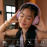 Cargue la imagen en el visor de la galería, Kit 2 Audífonos Select Sound BT-KIT02M TWS + Diadema Bluetooth Morado - Selectsound.com.mx