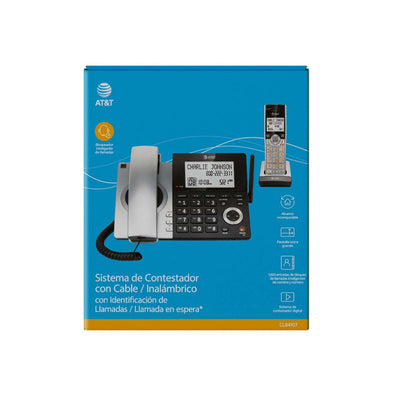 Kit 2 Teléfonos De Escritorio AT&T ID Llamadas CL84107 - Selectsound.com.mx