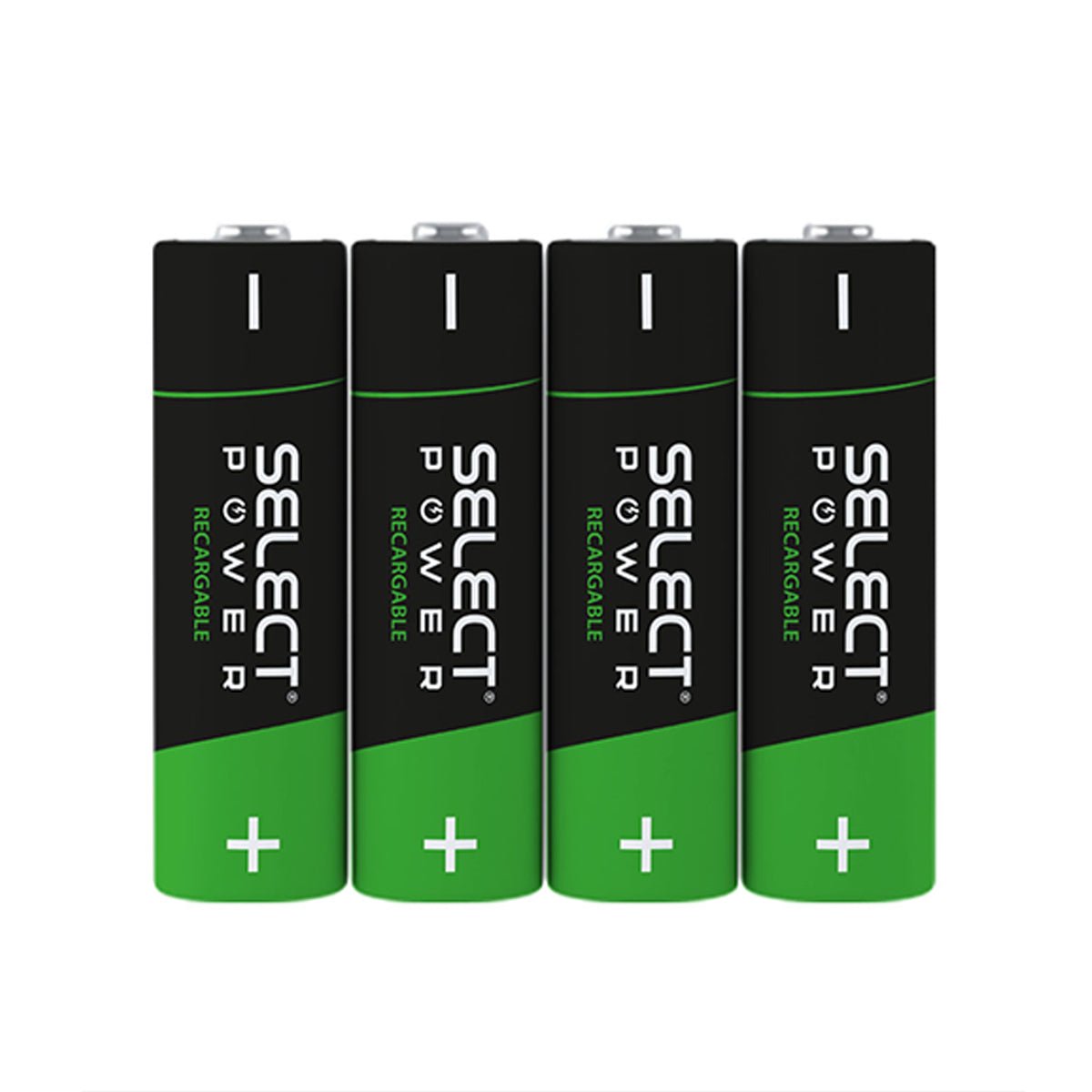 Kit 4 Pilas Recargables Select Power AA Ni - MH - Selectsound.com.mx