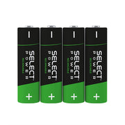 Kit 4 Pilas Recargables Select Power AA Ni - MH - Selectsound.com.mx