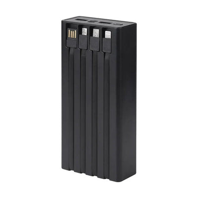 Kit Audífonos Inalámbricos Daewoo Modelo Argon Manos Libres Negro BTH20 - DW + Power Bank Bateria Portatil 20,000mAh Carga Rapida - Selectsound.com.mx