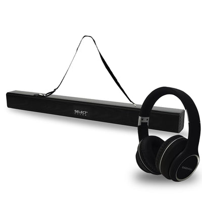 Kit Barra De Sonido Inálambrica Teatro En Casa Bluetooth Modelo Space + Audifonos Inalambricos Bluetooth Daewoo Modelo Argon - Selectsound.com.mx