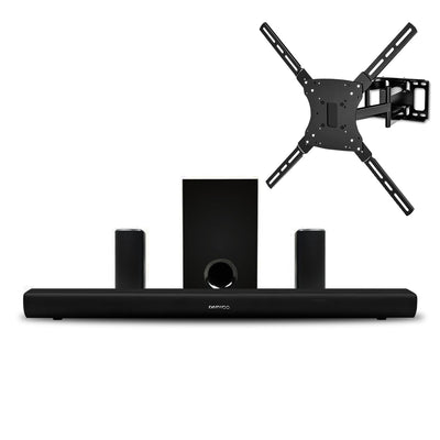 Kit Barra De Sonido Teatro En casa Daewoo Modelo Ultimate Con Soporte Articulado Para Tv/Pantalla De 42"a 90" Pulgadas - Selectsound.com.mx